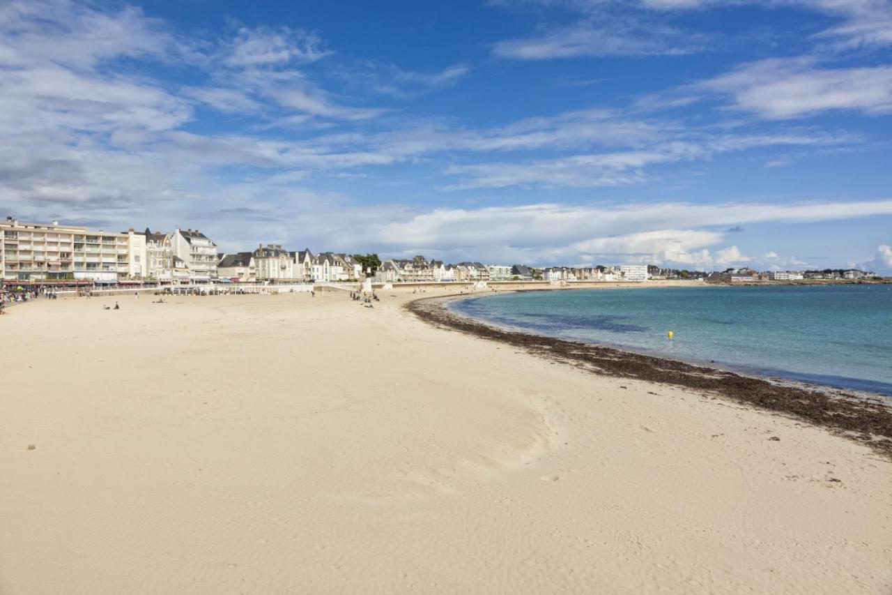 Vue mer imprenable - Grande plage à pied - Parking Quiberon Exterior foto